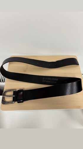 Star raw black - black, leather
