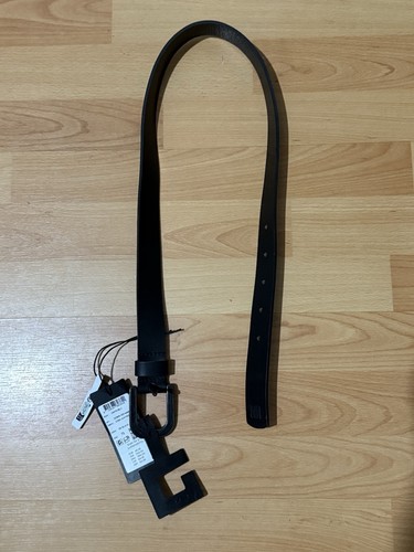 Star raw black leather belt - g-star,