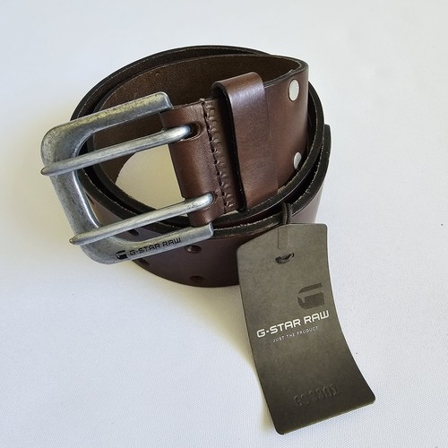 Star raw luca leather belt - leather,